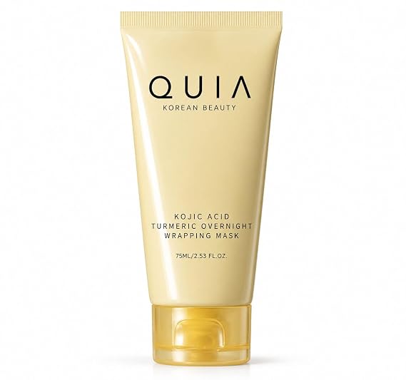 QUIA Turmeric + Kojic Acid Overnight Wrapping Mask for Glowing Skin