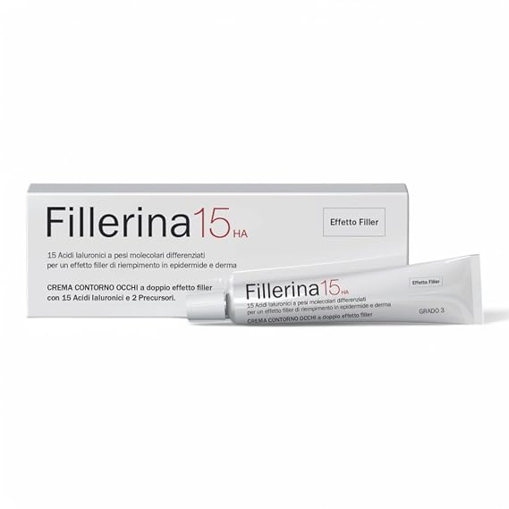 Fillerina 15HA Eye Contour Cream Immediate Anti-Ageing Filler Effect Grade 3 50ml