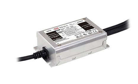 MEAN WELL 50W Constant Power Mode LED Driver 1A 22VDC to 54VDC Output Current Adjustable