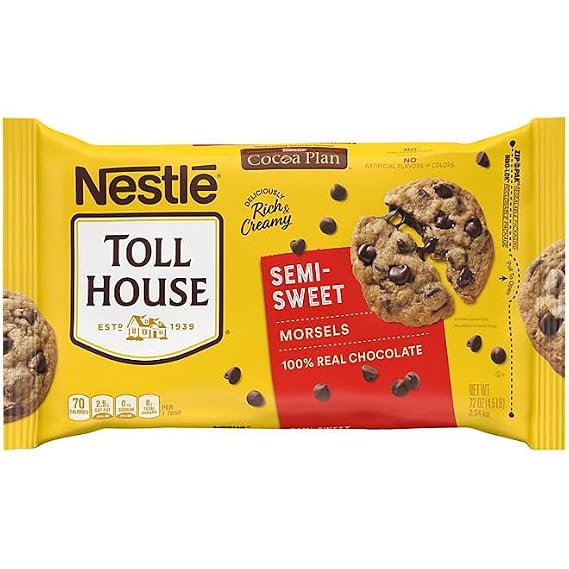 Chocolate Semi Sweet~Chips, 72 oz