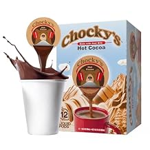 Chockys by Java House Single-Serve Hot Chocolate Pods - Peel and Pour Liquid Concentrate - Hot Chocolate - 48 Count