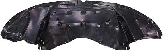 Evan Fischer Front Bumper Under Cover Splash Shield Compatible with 2015-2023 Dodge Charger - For Rear Wheel Drive (RWD) Vehicle