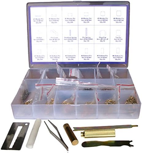 Kwikset Compatible Keyway Rekeying Set Rekey kit Box 200 Pin Each