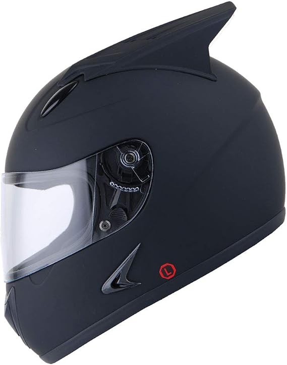 1Storm Motorcycle Modular Full Face Flip up Dual Visor Helmet + Spoiler: HB89