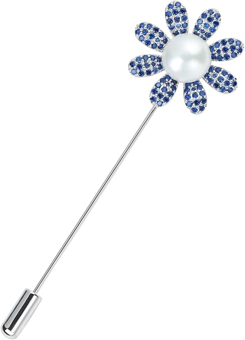 Rhinestone Snowflake Star Flower Crown Lapel Stick Brooch Pin Needle Suit Tie Hat Scarf Pins Badge Costume Jewelry Accessories