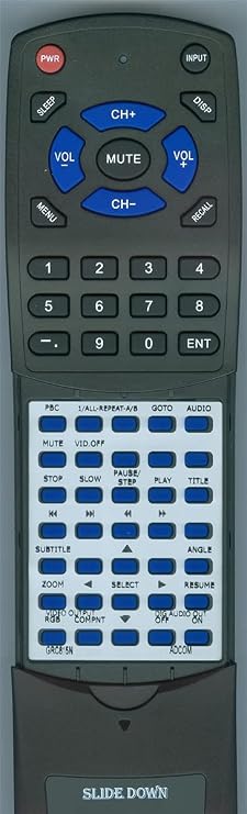 Replacement Remote for Adcom GRC-815N, GDV850