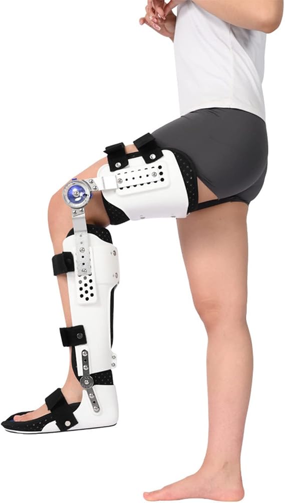 Knee Ankle Foot Orthosis Rehabilitation Equipment Fixed Brace Orthopedic Instrument Fracture Support for Sciatic Nerve Pain Relief 502