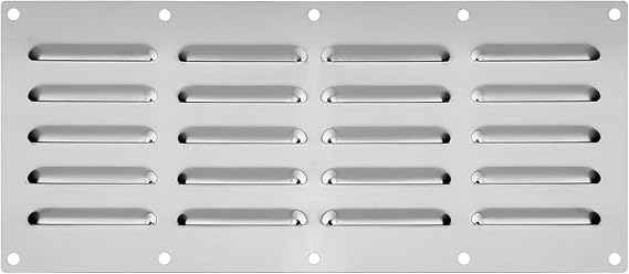 Stanbroil Stainless Steel Venting Panel for Grill Accessory, 15" by 6-1/2"