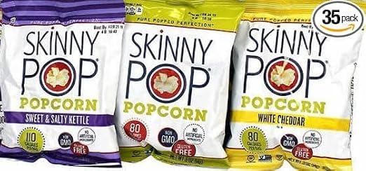 Pop Popcorn Variety Pack - Snack Bags Assortment Care Package .5/.8 oz 35 Count 21.6 Ounce 0.5 ounces
