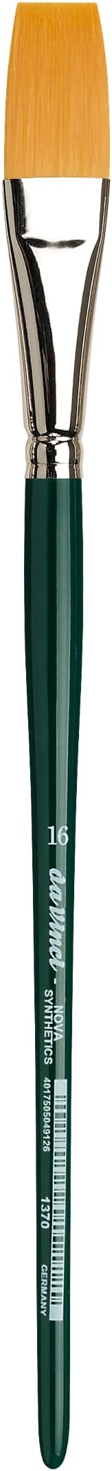 da Vinci Nova Series 1370 One Stroke Brush, One Stroke Medium Flat Synthetic, Size 16