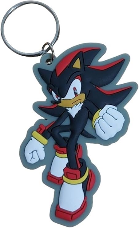 Pyramid International Shadow the Hedgehog Keyring Sonic Keychain, Multicolor, One Size