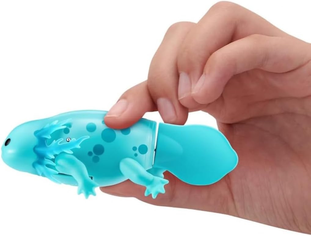 Pets Alive Yüzme Robo Axolotl, Suda Yüzen Balık Oyuncak, Mavi