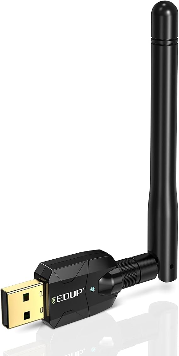 EDUP USB Bluetooth Adapter Bluetooth 5.4 Dongle for PC, Plug and Play, Free Driver, Long Range 328ft/100M, Only Compatible with Windows 11/10/ 8.1 for Desktop PC Laptop