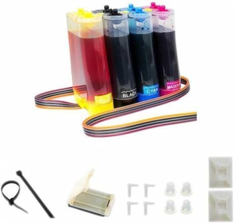 Photo Print Canon E414-E484-E4240 Neverending Cartridge Tank 4 Packs with 400 Ml Ink