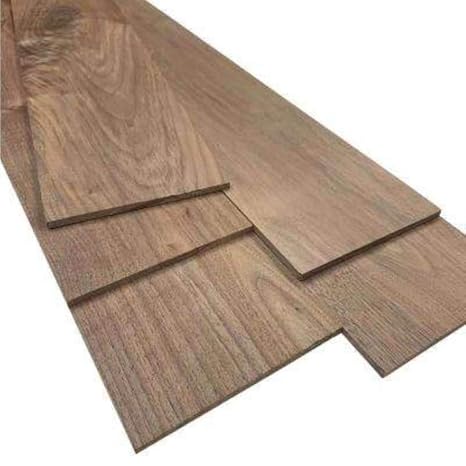 Pack of 2 Black Walnut Boards 1/4 Thick, Up to 8 Wide, 24 Long. You Choose Width. Thin Hardwood Lumber by Wood-Hawk (1/4 x 5 x 24)