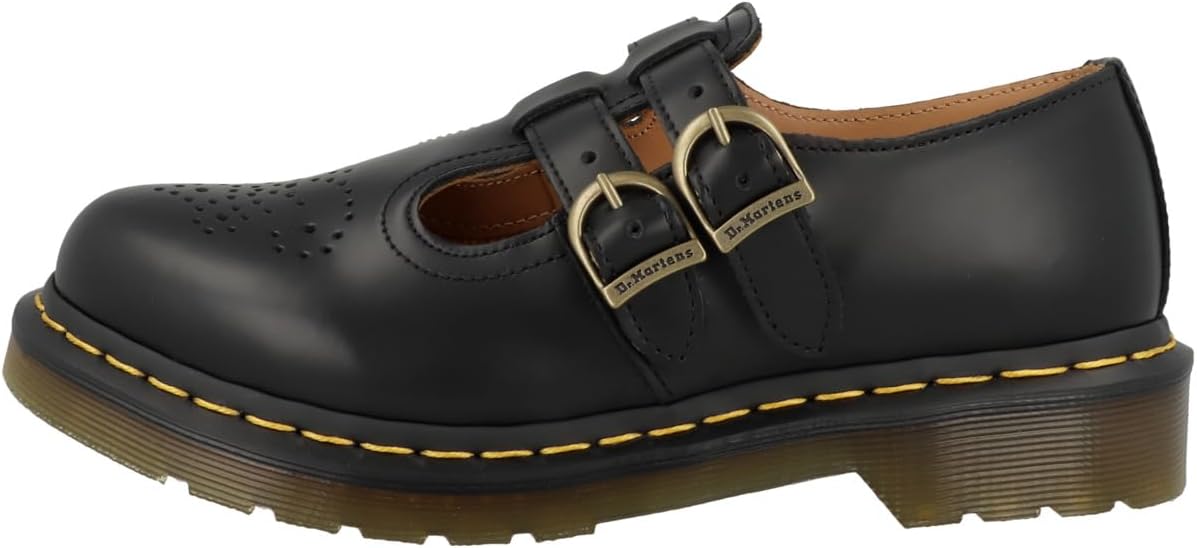 Dr Martens Women's 8065 Mary Jane Buckle Leather Shoe Black