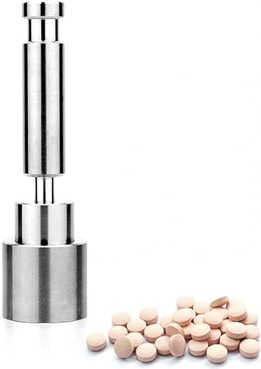 Manual Milk Tablet Press Machine - Hand Pill Press Machine for Home Kitchen - 6mm/8mm/10mm/12mm Pill Making Tool - Sugar Slice Making Device-#1||10MM