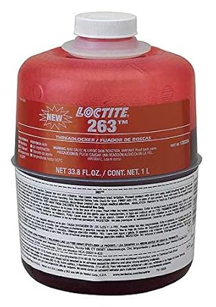Threadlocker 263, 1L Bottle, Red