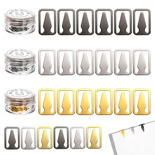 WRINGKIT 150 Pieces Book Darts Bookmarks, Mini Thin Stainless Steel Book Line Markers, Mixed Page Marker Clips for Reading Teachers Students Book Lovers Men, 3 Colors