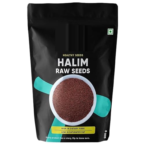 DK Halim Seeds 250g - Aliv Seeds | High in Fibre and Omega 3 Seeds | Garden Cress Seeds | Haleem Seeds | Seeds for Eating