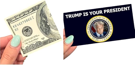 END THE WOKENESS Trump is your President Prank Bills - Featuring Trump's Presidential Portrait (20)