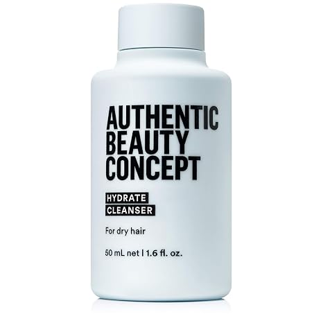 Authentic Beauty Concept Hydrate Cleanser | Shampoo | Normal To Dry or Curly Hair | Adds Moisture & Shine | Vegan & Cruelty-free | Sulfate-free
