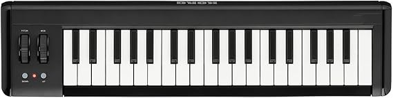 Electronic Piano Keyboard 37 Keys Compact USB MIDI Keyboard Controller USB Power Compatible