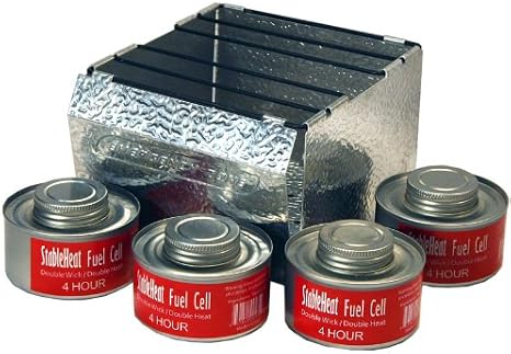 Emergency Zone Light-Weight Aluminum Folding Camp Stove with 16 Hours of Fuel, Also Fits Sterno Cans, Brand
