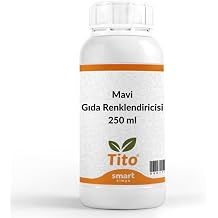 Tito Mavi Gıda Renklendiricisi Sıvı Suda Çözünür E133 250 ml