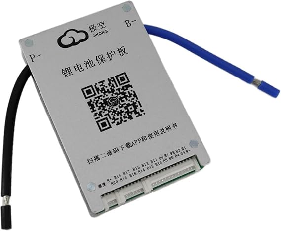 JK Smart BMS JK BMS Smart BMS 7S 8S 10S 12S 13S 14S 17S 18S 20S 24S PCB Board 60A 24V-72V with iOS Android BT APP Software BMS Battery Equalizer, Bd6a24s6p