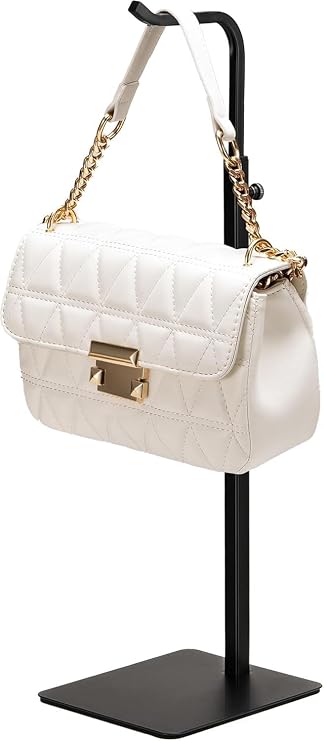 Adjustable Tabletop Purse & Banner Display Stand, Black