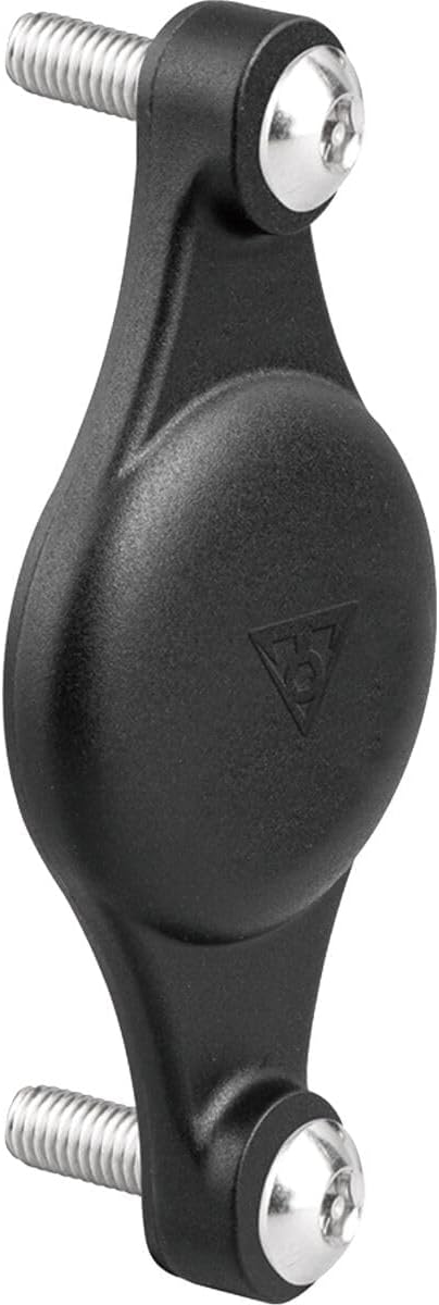 Topeak Cage Mount for AirTag (Black) Integrated Apple AirTag Holder for Bottle Cage or Standalone Mount, Includes Anti-Theft Bolts for Secure and Discreet Tracking | cycling-equipment