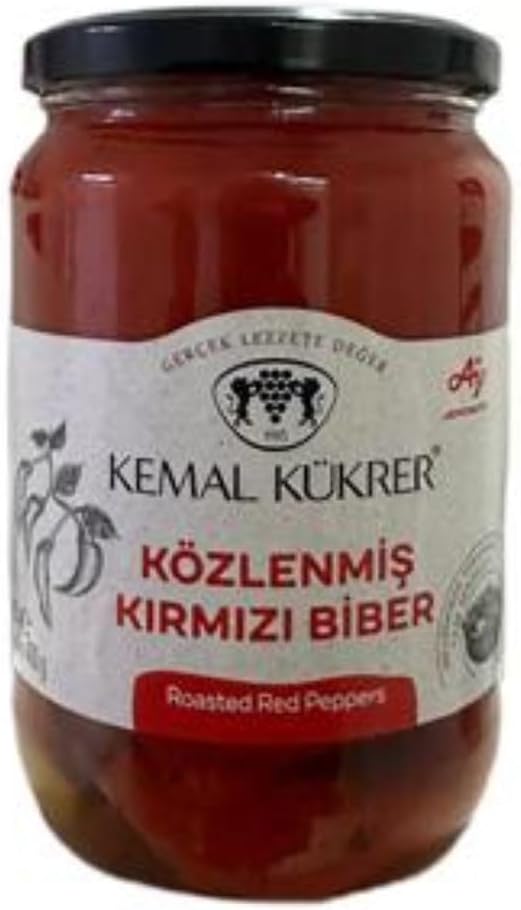 Kemal Kükrer Roasted Red Pepper Glass Jar 720 cc