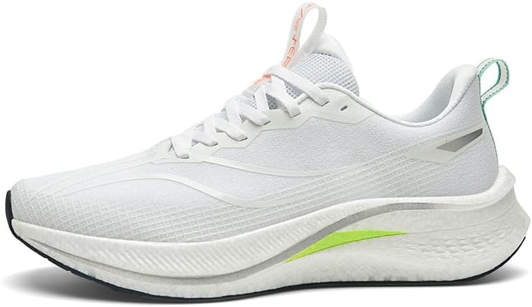 Men's Carbon Plate Running Shoes Lightweight Cushion Road Racing Sneakers Non-Slip Shock-Absorbing Trainers