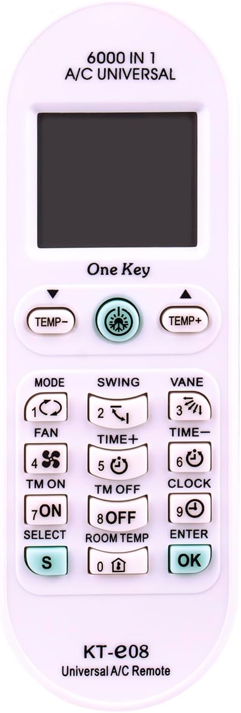 Universal AC Remote Control Replacement Compatible with Samsung/LG A/C