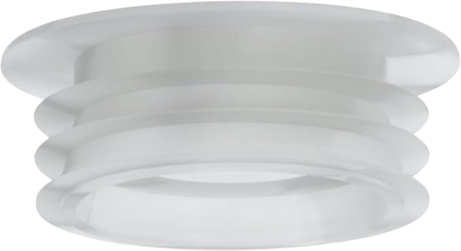 Universal Clear Flush Pipe Inlet Pan Connector - Flush Cone, Flush Pipe Connector Seal, Toilet Cone Washer for Secure and Leak-Free Installation