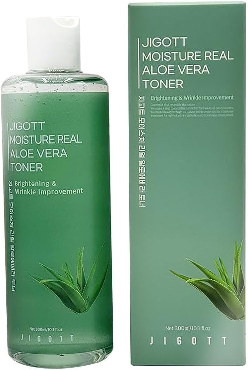 Jigott - Moisture Real Aloe Vera Toner 10.1 FL OZ/ 300ml