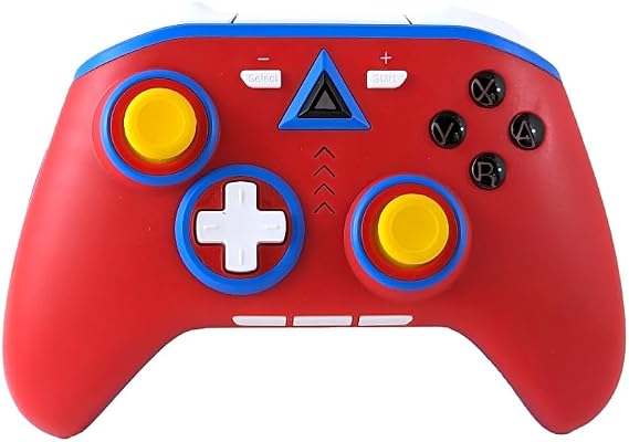 アローンAllone Switch用ワイヤレスコントローラー レッド 15×7×11cm Switch/Switch Lite/有機EL対応 赤 有線・無線どちらも可 ゲーム ALGA-NSWCRD