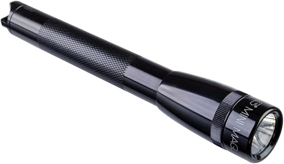 Maglite Mini PRO+ LED 2-Cell AA Flashlight with Holster, Black