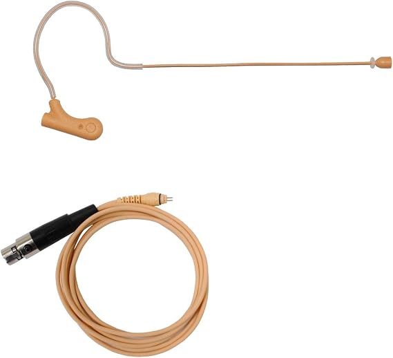 U-Voice UVS-70D-SH4 Earhook Headset Mic | Detachable Cable, For Shure Wireless Microphone System