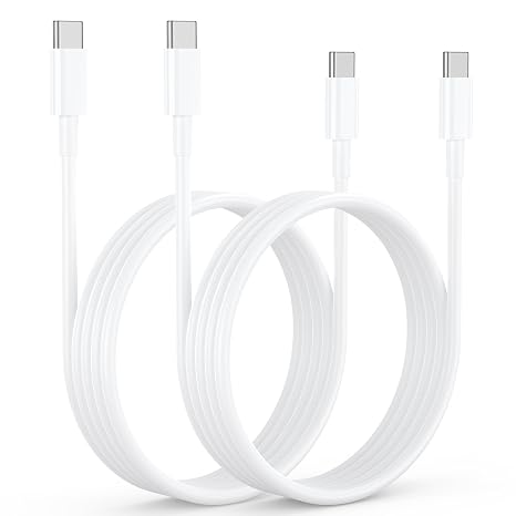 PEAKLIFT iPhone 17/16/15 Fast Charging Cable, 2 Pack 1M USB C to USB C Cable, Type C Wire, USB C Charger Cable for iPhone 17/16/15 Pro Max, iPad Pro/Air/Mini, Pixel 8, Switch