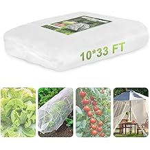 Garden Netting, 10x33Ft Ultra Fine Mesh Netting Pest Barrier Protection Bird Mosquito Net Plants Cover for Vegetables Fruits Flowers Crops Greenhouse Row Cover Raised Bed Patio Mesh Netting