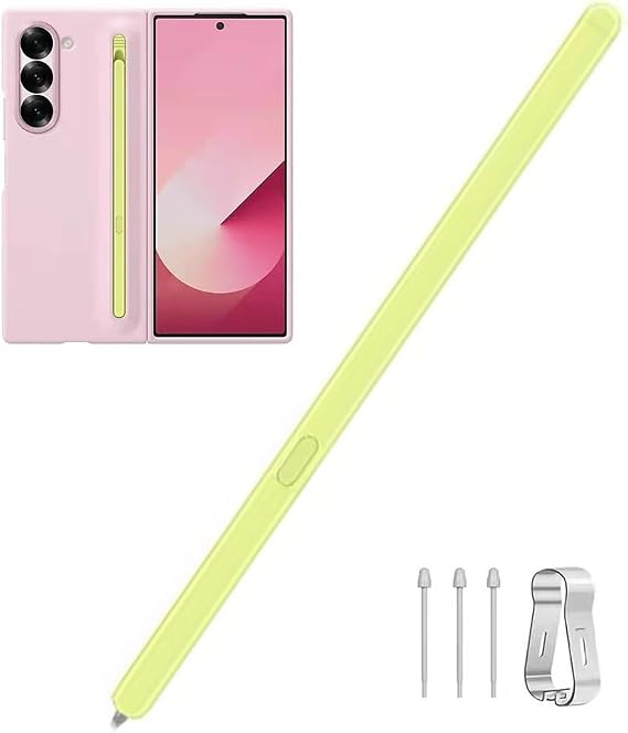 Z Fold 6 S Pen Fold Edition Replacement Compatible with Samsung Galaxy Z Fold 6 / Fold 5 Phone Only with 3 pcs Pen Tips (Green)