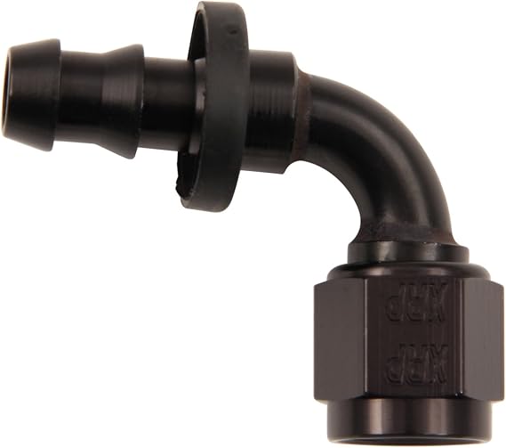 XRP 239006BB Black Size-6 90 Push-on Hose End
