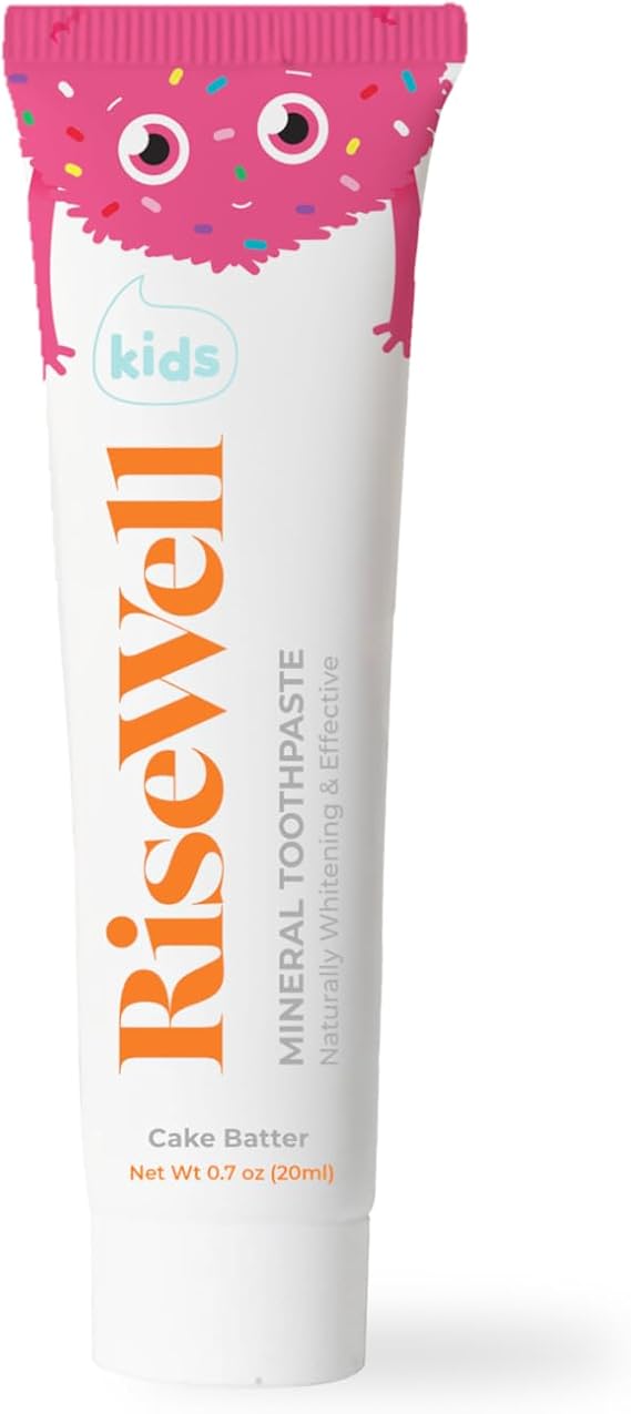 Travel Kids Mineral Toothpaste, SLS Free Toothpaste, Cake Batter, 0.7 Oz