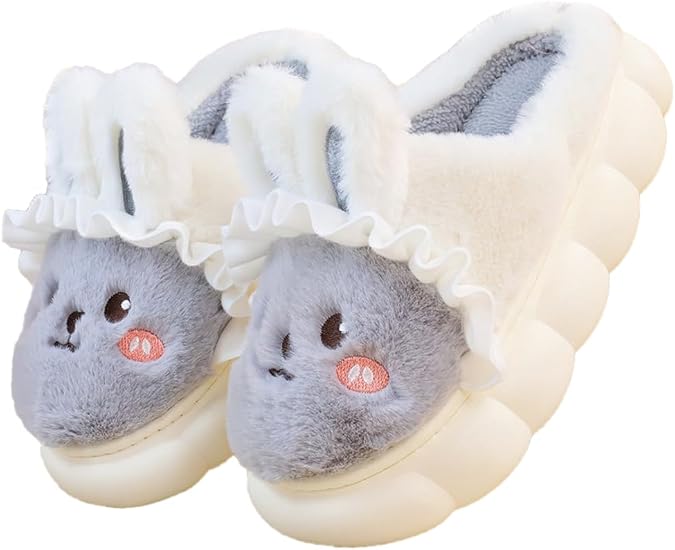 Rabbit Cute Cartoon Slippers Women's Home Slippers Four Autumn and Winter Warm Slippers