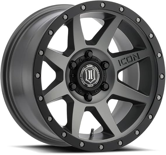 ICON Alloys Rebound, Titanium, 17 x 8.5/5 x 150, 25mm Offset, 5.75" BS, 1817855557TT
