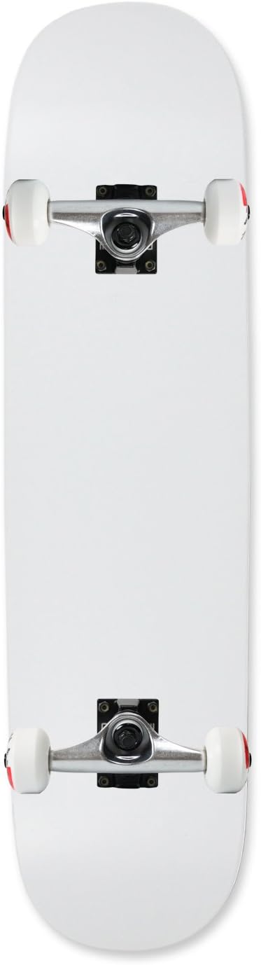 Moose Complete Skateboard Dipped White 7.0" Silver/White Assembled
