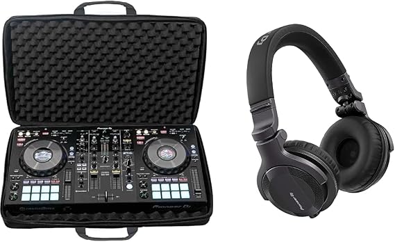 Pioneer DJ Bag for DDJ-800 & DDJ-SR2 On-Ear DJ Headphone - Black Bundle