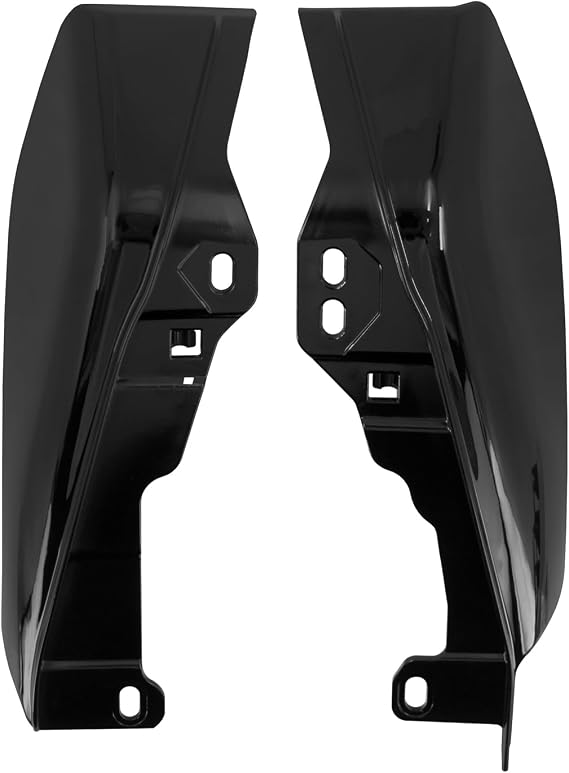 Motorcycle Air Deflector Mid Frame Windshield Heat Shield Fit for Harley Touring Road Glide Electra Glide Road King Street Glide Trike (for 2017-2023, Vivid Black)